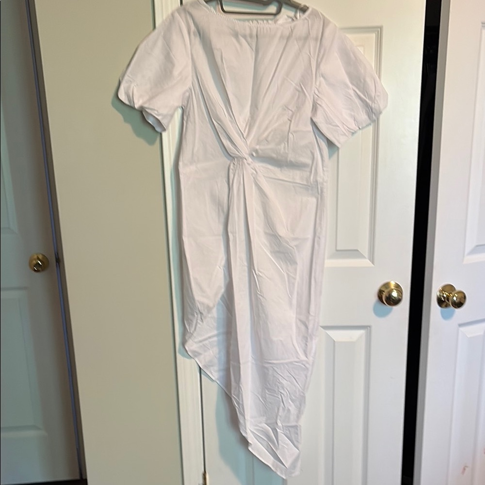NWT White Asymmetrical Top